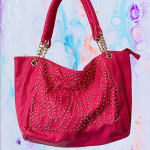 Pink and golden details tote bag 💖